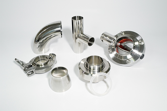 Sanitary Fittings, Unions, Valves, and others