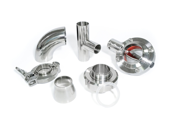 Sanitary Fittings, Unions, Valves, and others